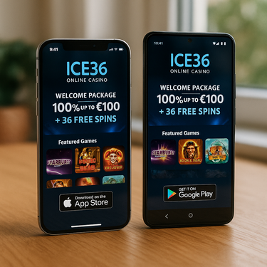 ICE36 Casino - Mobile Apps - iOS og Android Browser Oplevelse